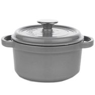 Schafer Guss Chef 24 cm Gri Demir Döküm Tencere