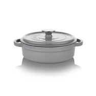 Schafer Guss Chef Gri Döküm Basık Tencere 28 Cm 2 Parça