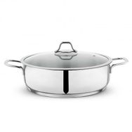 Schafer Held 30 cm 2 Parça Basık Çelik Inox Tencere