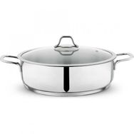 Schafer Held Inox 28 cm Basık Çelik Tencere