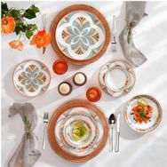 Schafer Iconic 24 Parça Turkuaz Yemek Takımı