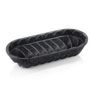 Schafer Legende Granit Döküm Baton Kek Kalıbı Siyah 35x16 cm