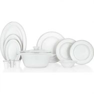 Schafer Queen Bonny Bone 60 Parça Platin Yemek Takımı