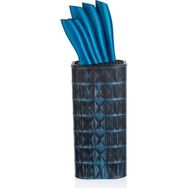 Schafer Quick Chef Mavi 6 Parça Standlı Bıçak Seti