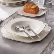 Schafer Royalty 24 Parça Platin Yemek Takımı