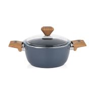 Schafer Schafer Fiesta Seramik 20 cm Siyah Derin Tencere