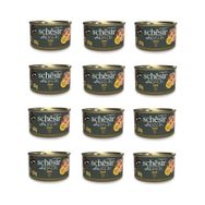 Schesir 12x80 gr After Dark Parça Etli Tavuklu Kedi Konservesi