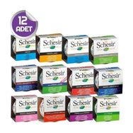 Schesir 12x85 gr Karışık Kedi Konservesi