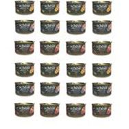 Schesir 24x80 gr After Dark Pate 3 Çeşit Karma Kedi Konserve