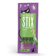 Schesir 6x15 gr Stix Ördekli Krem Pouch Kedi Ödülü