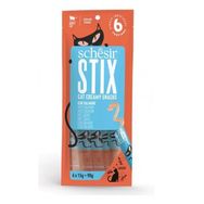 Schesir 6x15 gr Stix Somon Balıklı Krema Kedi Ödülü