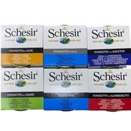 Schesir 6x85 gr Karma Paket Konserve Kedi Maması Yaş Kedi Maması