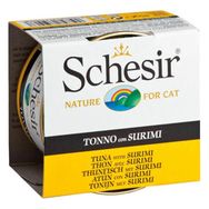 Schesir 6x85 gr Ton Balıklı ve Yengeçli Kedi Konservesi