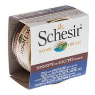 Schesir 6x85 gr Ton ve Ringa Balıklı Pirinçli Yaş Kedi Maması