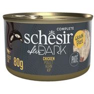 Schesir 80 gr After Dark Pate Tavuk Etli Tahılsız Yetişkin Kedi Konservesi