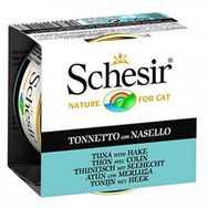 Schesir 85 gr C190 Jelly Tuna ve Barlam Balıklı Kedi Konservesi