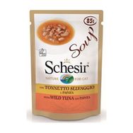 Schesir 85 gr Cat Soup Ton Balıklı Papayalı Kedi Çorbası