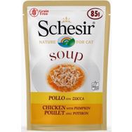 Schesir 85 gr Doğal Tavuklu ve Balkabaklı Tamamlayıcı Yetişkin Yaş Kedi Maması