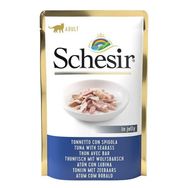 Schesir 85 gr Jöle İçersinde Ton Balık ve Levrekli Yetişkin Kedi Konservesi