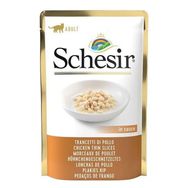 Schesir 85 gr Kıyılmış Tavuklu Yetişkin Konserve Kedi Maması