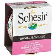 Schesir 85 gr Ton Balık ve Jambonlu Jöleli Konserve Kedi Maması