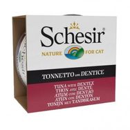 Schesir 85 gr Ton Balıklı ve Sinarit Balıklı Jöleli Yetişkin Kedi Konservesi