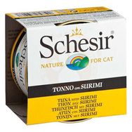 Schesir 85 gr Ton Balıklı ve Yengeç Etli Kedi Konservesi