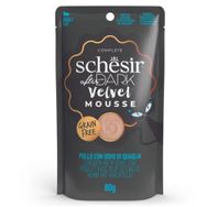 Schesir After Dark Mousse 80 gr Tavuk Etli Bıldırcın Yumurtalı Tahılsız Yetişkin Kedi Konservesi