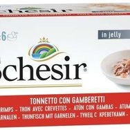 Schesir C103 Multipack 6 x 50 gr Adet Ton Balıklı ve Karidesli Yaş Kedi Maması