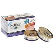 Schesir C106 Multipack Ton Balıklı ve Biftekli 50x6 gr Kedi Yaş Maması
