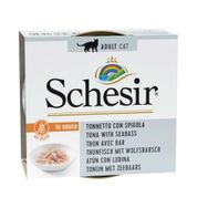 Schesir Cat İn Sauce 70 gr Ton Balıklı ve Levrekli Doğal Soslu Kedi Konservesi