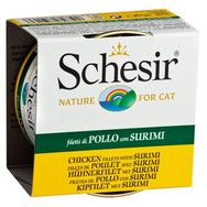 Schesir Cat Jelly Surimi ve Tavuk Fileto 85 gr Kedi Konserve