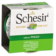 Schesir Jel İçinde Tavuk Etli 85 gr Konserve Kedi Maması