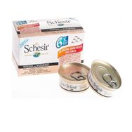 Schesir Jöle İçinde Somonlu 6x50 gr Yetişkin Kedi Konservesi