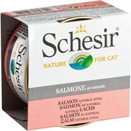 Schesir Naturel Brine Doğal Somonlu 6x85 gr Kedi Konservesi
