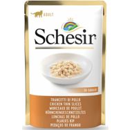 Schesir Pouch Gravy Tavuk Dilimleri 85 gr Yetişkin Kedi Konservesi