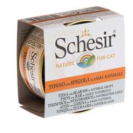 Schesir Soslu Ton Balıklı ve Levrekli Tahılsız 70 gr Kedi Konserve