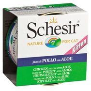 Schesir Tavuk Eti Aloeverali 85 gr Yavru Konserve Yaş Kedi Maması