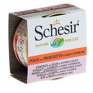 Schesir Tavuk,Karidesli Soslu Kedi Konserve 6x70 gr