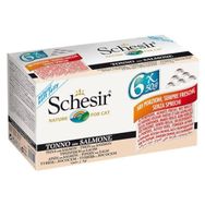 Schesir Ton Balığı ve Somonlu 6x50 gr Kedi Maması