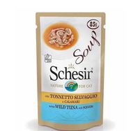 Schesir Ton Balıklı Kalamarlı 85 gr Tamamlayıcı Kedi Konservesi