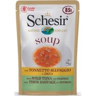 Schesir Ton Balıklı ve Bal Kabaklı Tahılsız 85 gr Yetişkin Kedi Çorbası