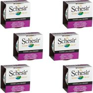 Schesir Ton Balıklı ve Kırmızı Etli Jöleli 6x85 gr Kedi Konservesi