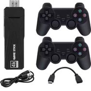 Schitec 4K Android Tv Stick Retro Game Konsol 10000 Oyunlu 64 gb Siyah Oyun Konsolu