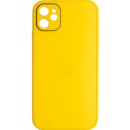 Schitec Deluxe İphone 12 Mat Sarı Kılıf