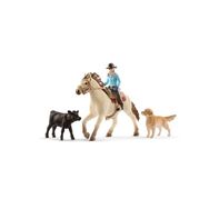 Schleich 42419 Vahşi Batı At Binişi Figür