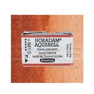 Schmincke 661 Burnt Sienna Seri 1 Horadam Aquarell 1/1 Tablet Sulu Boya