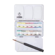 Schmincke 74012 Horadam Aquarell 12 X Yarım Tablet Metal Kutu Cep Artist Sulu Boya Seti