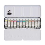 Schmincke 74112 Horadam Aquarell 12x5 ml Metal Kutu Cep Artist Tüp Sulu Boya Seti