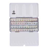 Schmincke 74448 Horadam Aquarell 48 X Yarım Tablet Metal Kutu Artist Sulu Boya Seti